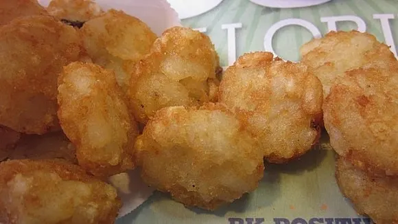 an image of store-bought hash browns on paper