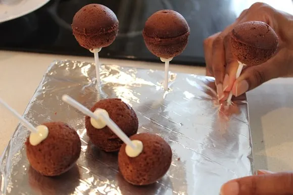 a bunch of delicious chocolate cake pops